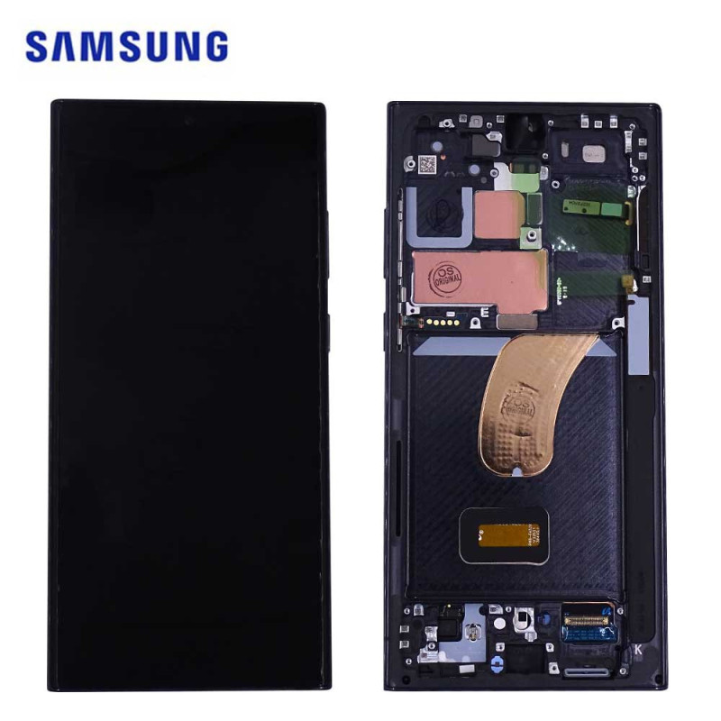 Ecran Samsung Galaxy S23 Ultra 5G (S918) Noir Service Pack