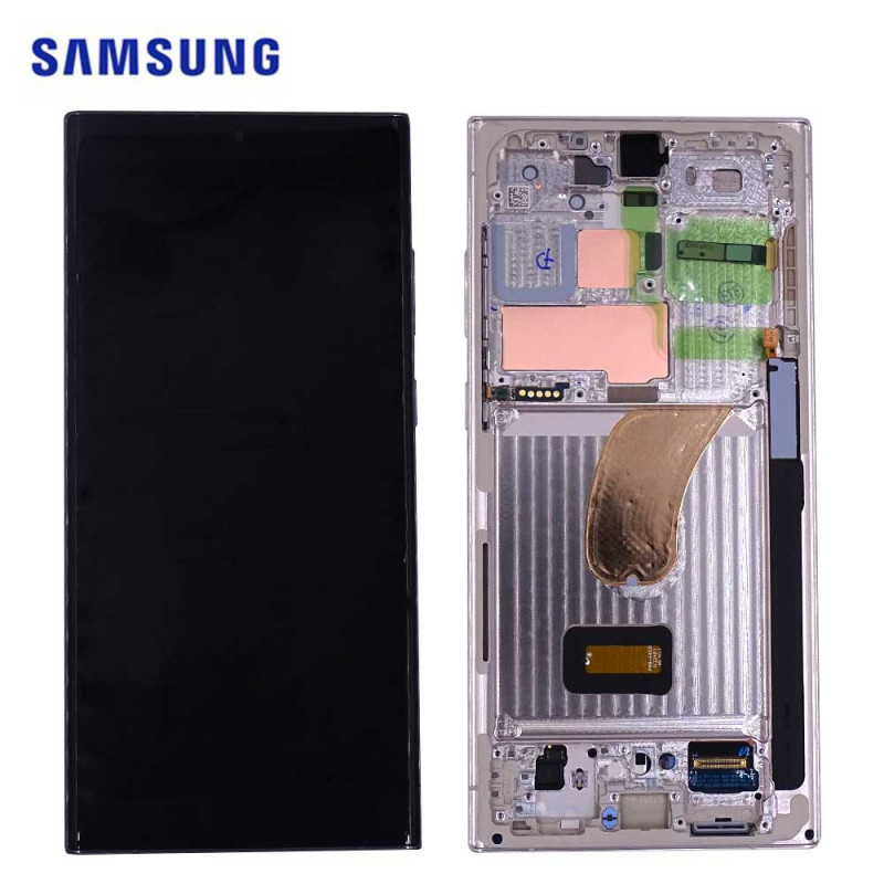 Ecran Samsung Galaxy S23 Ultra (S918) Beige Service Pack