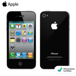 IPhone 4 8GB Negro Grado Z teléfono (Calidad de la foto trasera, botón de inicio y el poder no funciona)