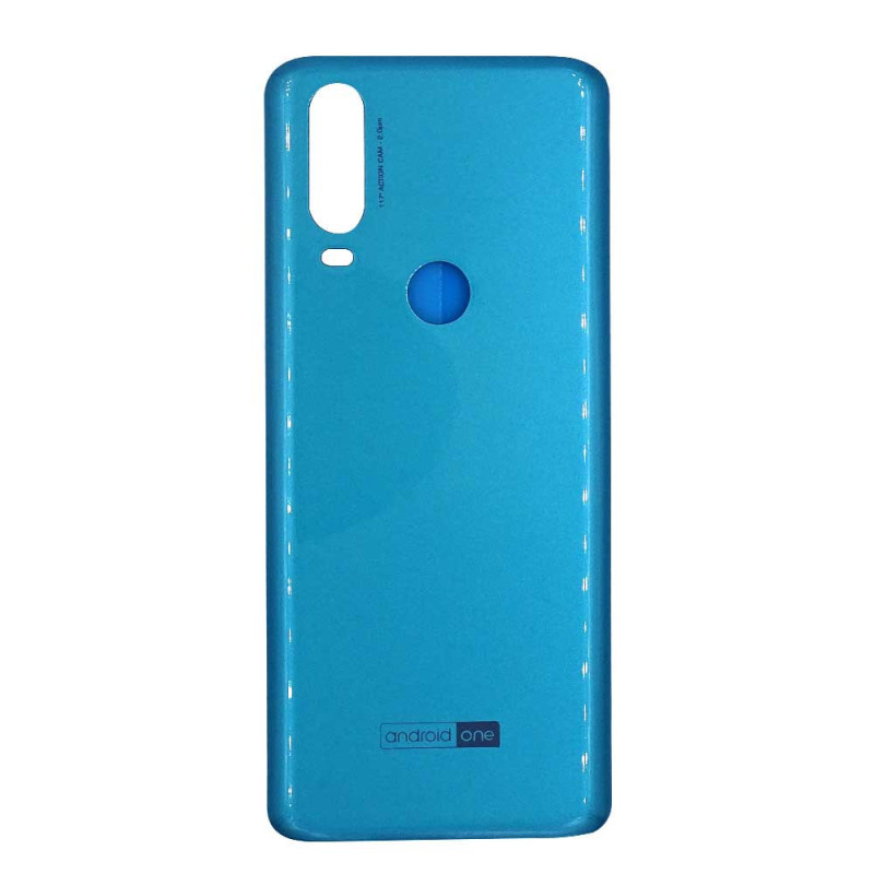 Back Cover Motorola One Action Cyan