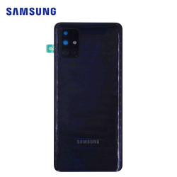 Back Cover Samsung Galaxy A71 (SM-A715) Noir Service Pack