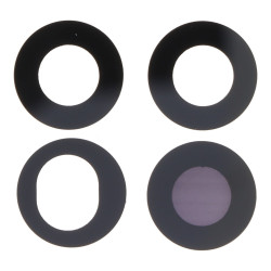 Back Camera Lens for Huawei Mate 50 Pro Black 4pcs in one set