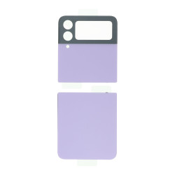 Top and Bottom Battery Door with Adhesive for Samsung Galaxy Z Flip4 F721 Purple 2pcs in one set