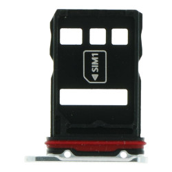 SIM Card Tray for Huawei Mate 40 Pro Dual Card Version Silver