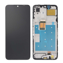 Screen Replacement With Frame for Honor X8 5G Black
