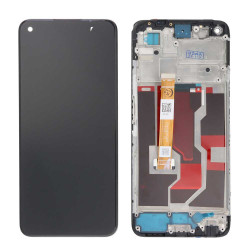 Screen Replacement With Frame for Oppo A96 CPH2333 Black