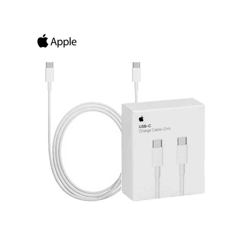 Câble Apple Type-C vers Type-C 2M Blanc (En Packaging)