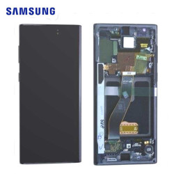 Pantalla Samsung Note 10 Plus Negro Con Chasis Service Pack