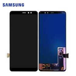 Pantalla Samsung Galaxy A8 Plus 2018 Negro (Service pack)