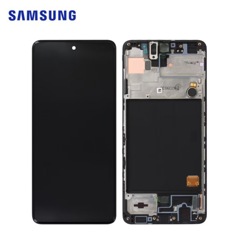 Ecran Samsung Galaxy A51 (SM-A515) Noir Service Pack