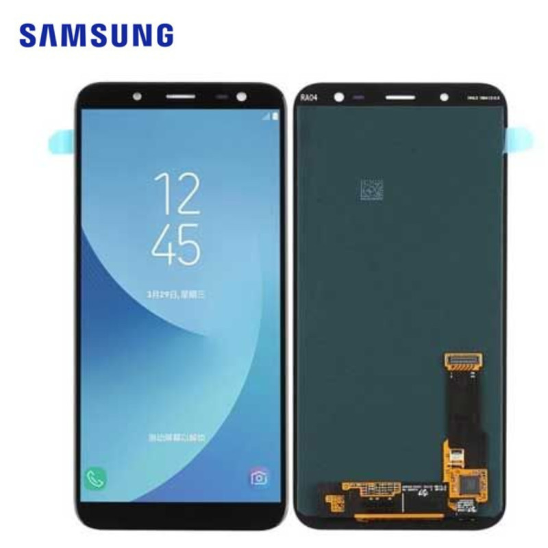 Ecran Samsung J8 2018 Noir SM-J810F Service pack