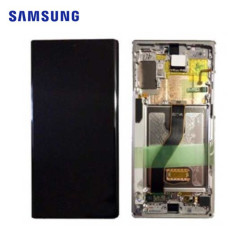 Écran Samsung Note 10 Aura Argent Service Pack
