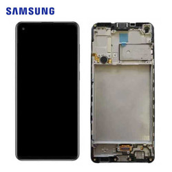 Écran Samsung Galaxy A21S (SM-A217) Noir Service Pack