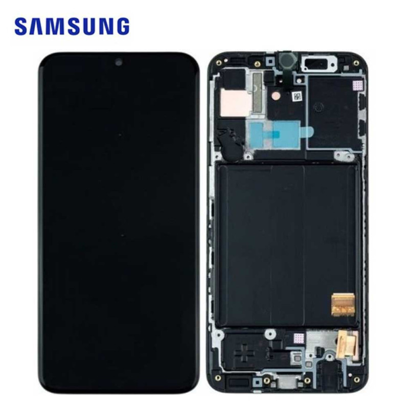 Écran Samsung Galaxy A41 (SM-A415) Noir Service Pack