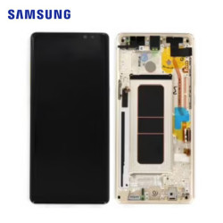 Pantalla Samsung Note 8  - Dorado/Oro (Service Pack)
