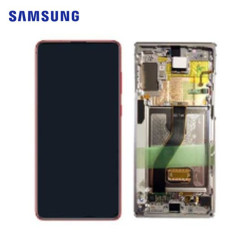 Samsung Note 10 Lite Red Service Pack-Anzeige