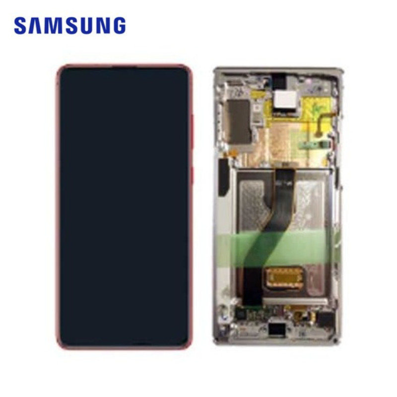 Écran Samsung Note 10 Lite Rouge Service Pack