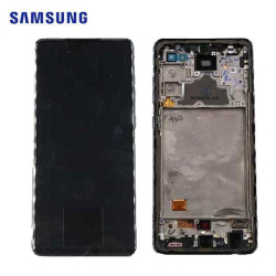 Ecran Samsung Galaxy A72 (A725F) Noir Service Pack