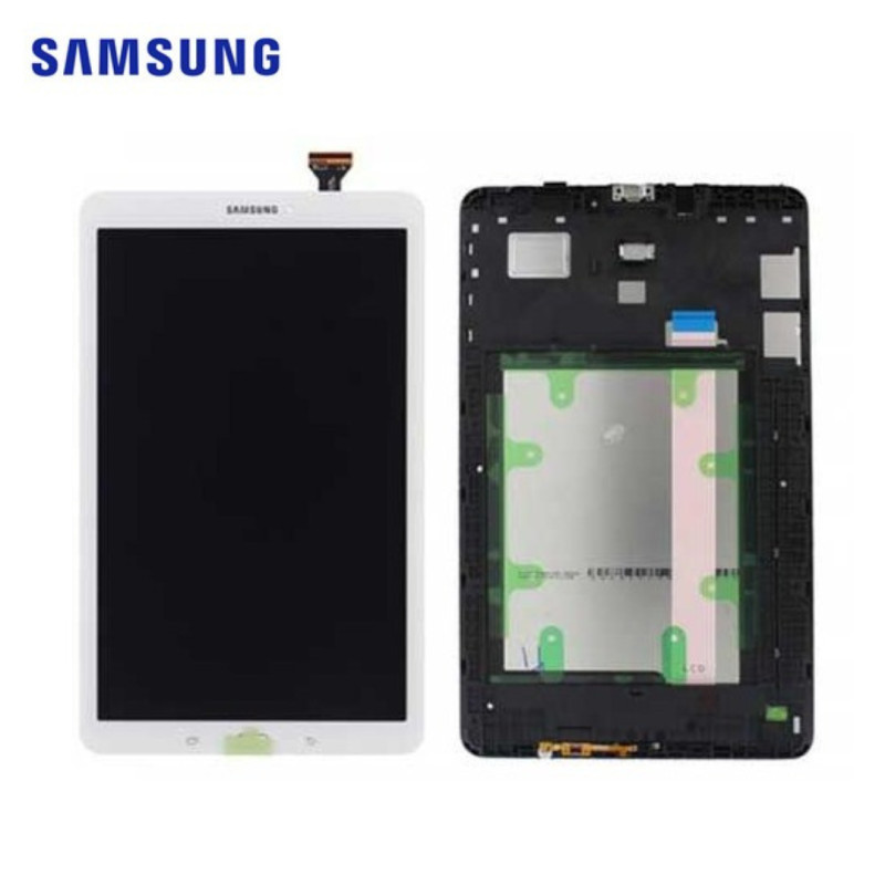 Ecran Samsung Tab E Blanc (LCD + Vitre, T560 / T561) Service Pack