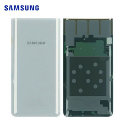 Back cover kompatibel mit Samsung A80 Silber Service Pack