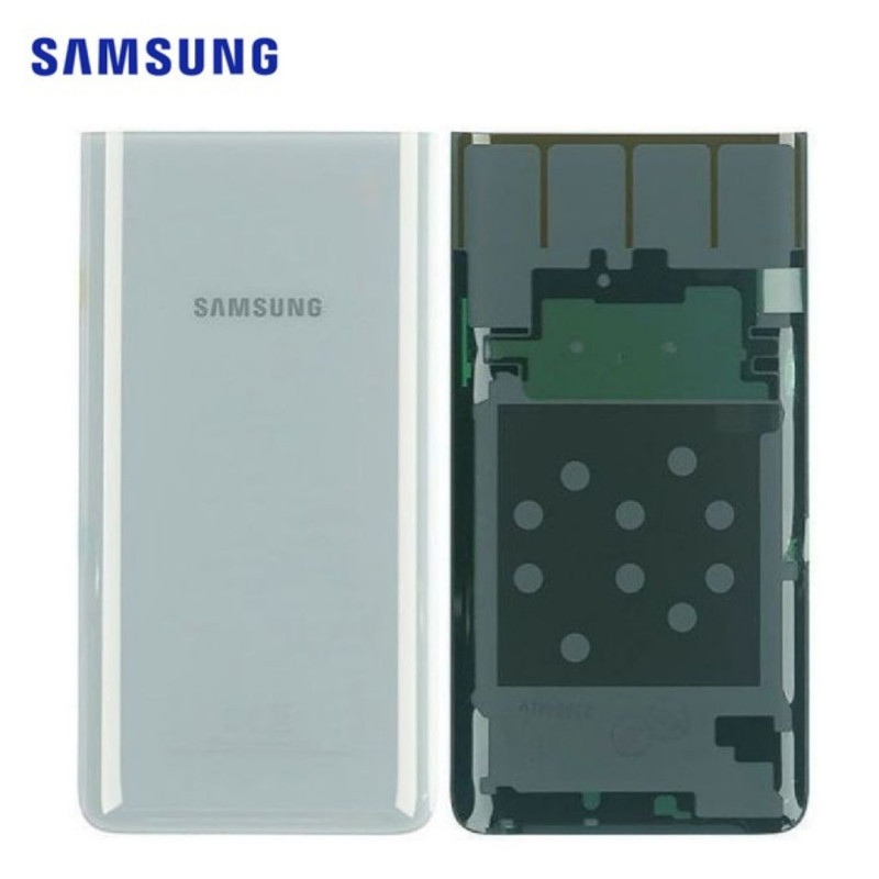 Back Cover Samsung A80 Argent Service Pack