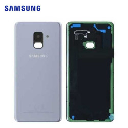 Cover posteriore per Samsung A8 2018 grigio Duos Service Pack