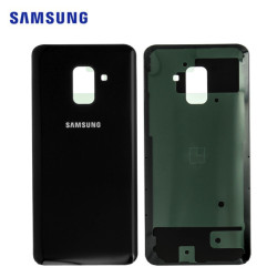 Back Cover Samsung A8 2018 Duos Noir Service Pack