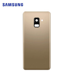 Cover posteriore Samsung A8 2018 Duos oro Service Pack