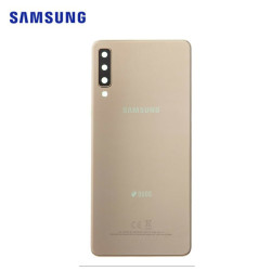 Cubierta Trasera Samsung Galaxy A7 2018 Duos Oro Service Pack