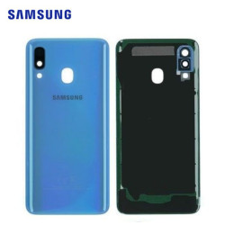 Cubierta Trasera Samsung Galaxy A40 Azul Service Pack