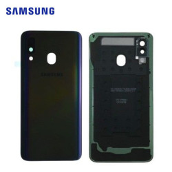 Cubierta Trasera Samsung Galaxy A40 Negro Service Pack