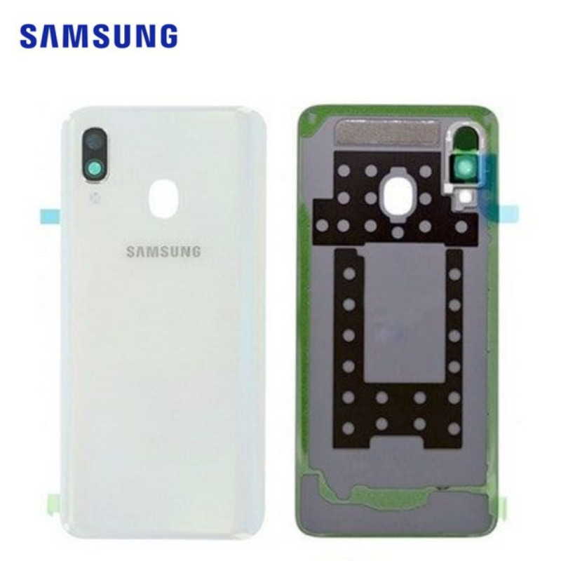 Back Cover Samsung Galaxy A40 Blanc Service Pack