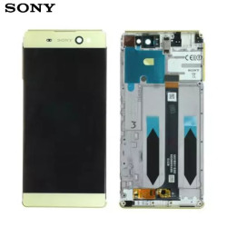 Pantalla de origen del constructor de oro Sony Xperia XA Ultra (F3211)