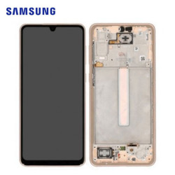 Paquete de servicio para el Samsung Galaxy A33 5G con pantalla dorada/melocotón (SM-A336)