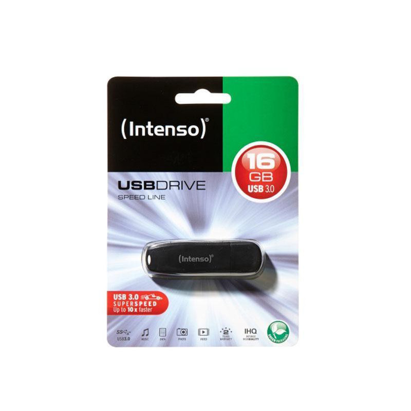 Clé USB 16GB Intenso Speed Line 3.0 Noir