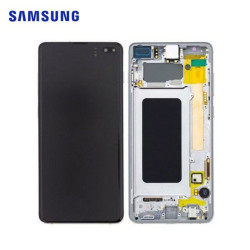Display Samsung Galaxy S10 Plus weiß Keramik Service Pack