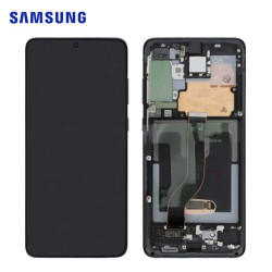 Écran Samsung Galaxy S20 Plus Noir (SM-G986) (Sans Caméra) Service Pack