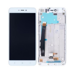 Display Xiaomi Note 5a weiß (generalüberholt) mit Rahmen
