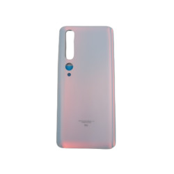 Back Cover Avec Adhésif Xiaomi Mi 10 Pro 5G Blanc Compatible
