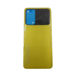 Back Cover with Adhesive compatible with Xiaomi Poco M4 Pro Yellow