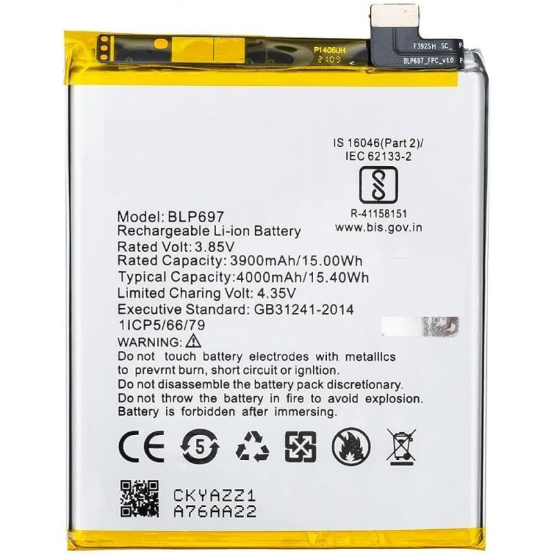 Batterie Oppo F11 Pro (BLP697) 4000mAh