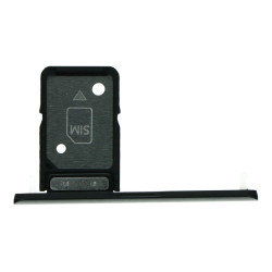 SIM Card Tray with Card Cap for Sony Xperia XA2 Plus Single Card Version Black