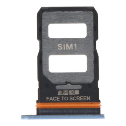 SIM Card Tray for Xiaomi Redmi Note 12 Pro 5G Dual Card Version Blue