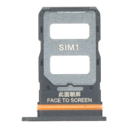 SIM Card Tray for Xiaomi Redmi Note 12 Pro 5G Dual Card Version Black
