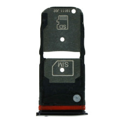 SIM Card Tray for Motorola One Zoom Single Card Version Purple