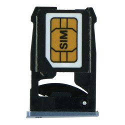 SIM Card Tray for Motorola Nexus 6 Single Card Version Blue