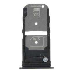 SIM Card Tray for Motorola Edge Dual Card Version Black