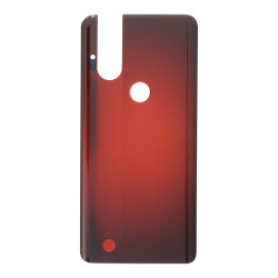 Battery Door with Adhesive for Motorola One Hyper Red