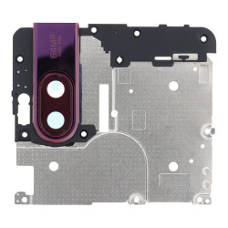 Motherboard Retaining Bracket without Camera Lens for Motorola One Hyper Purple