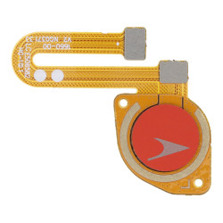 Fingerprint Sensor Flex Cable for Motorola Moto E7 Red